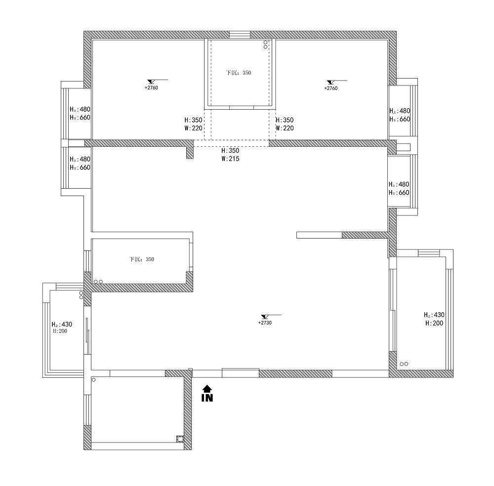 中建鉑公館159平現(xiàn)代簡約風(fēng)格裝修效果圖