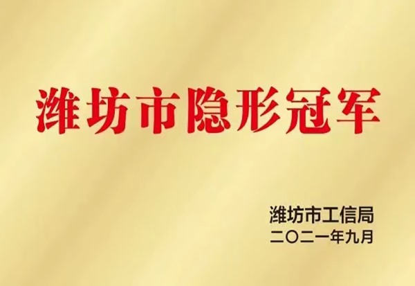 濰坊市隱形冠軍