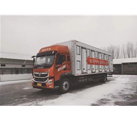 中裕新款雛禽運輸車正式投入使用！